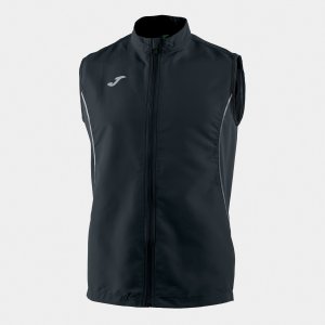 JOMA VEST RECORD III BLACK SLEEVELESS