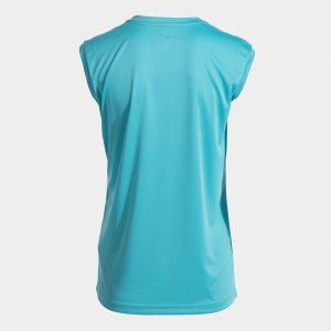 JOMA CHAMPIONSHIP VIII SLEEVELESS SHIRT FLUOR TURQUOISE