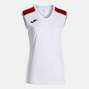 JOMA CHAMPIONSHIP VIII SLEEVELESS SHIRT WHITE RED