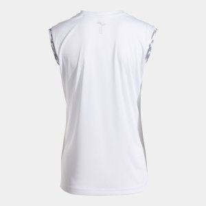 JOMA CHAMPIONSHIP VIII SLEEVELESS SHIRT WHITE ROYAL BLUE