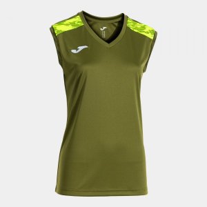 JOMA CHAMPIONSHIP VIII SLEEVELESS SHIRT GREEN FLUOR YELLOW