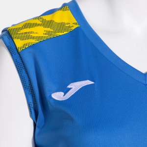 JOMA CHAMPIONSHIP VIII SLEEVELESS SHIRT ROYAL BLUE YELLOW