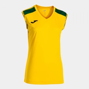 JOMA CHAMPIONSHIP VIII SLEEVELESS SHIRT YELLOW GREEN