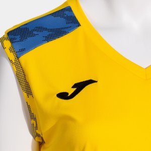 JOMA CHAMPIONSHIP VIII SLEEVELESS SHIRT YELLOW ROYAL BLUE