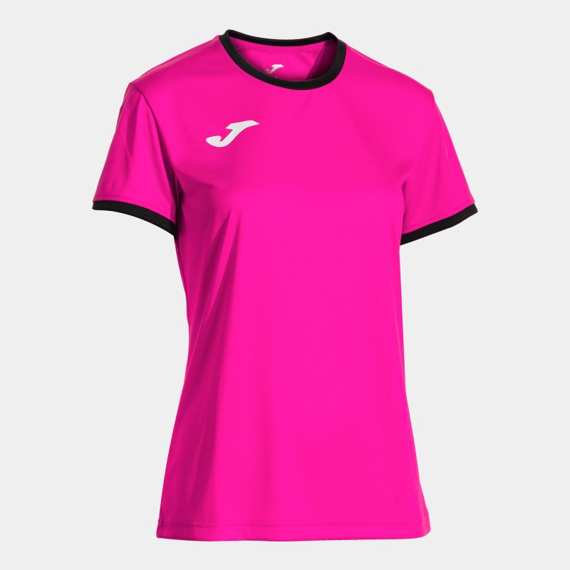 JOMA COMBI PREMIUM SHORT SLEEVE T-SHIRT FLUOR PINK BLACK