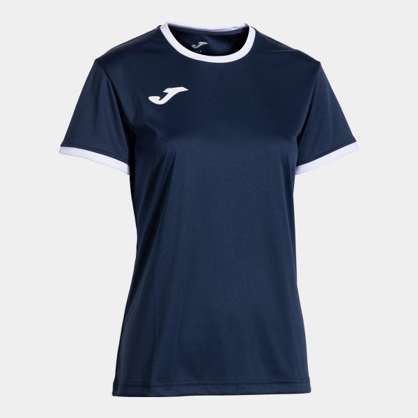 JOMA COMBI PREMIUM SHORT SLEEVE T-SHIRT NAVY BLUE WHITE