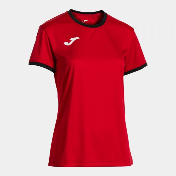 JOMA COMBI PREMIUM SHORT SLEEVE T-SHIRT RED BLACK