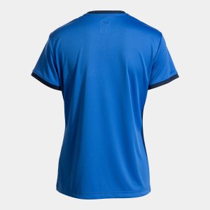 JOMA COMBI PREMIUM SHORT SLEEVE T-SHIRT ROYAL BLUE DARK NAVY