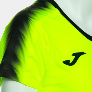 JOMA ELITE XI SHORT SLEEVE T-SHIRT FLUOR YELLOW BLACK