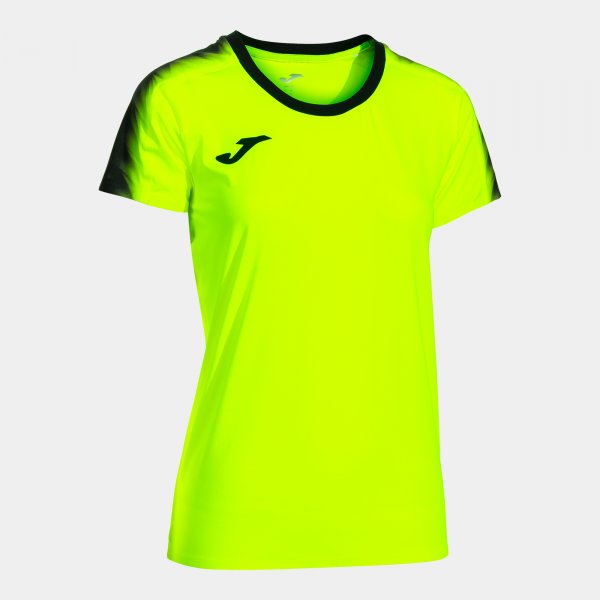 JOMA ELITE XI SHORT SLEEVE T-SHIRT FLUOR YELLOW BLACK