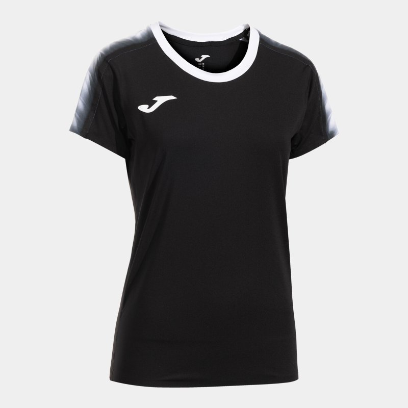 JOMA ELITE XI SHORT SLEEVE T-SHIRT BLACK WHITE