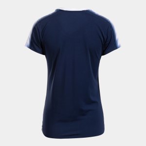 JOMA ELITE XI SHORT SLEEVE T-SHIRT DARK NAVY WHITE