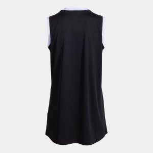 JOMA CANCHA SLEEVELESS SHIRT BLACK WHITE