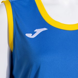 JOMA CANCHA SLEEVELESS SHIRT ROYAL BLUE YELLOW