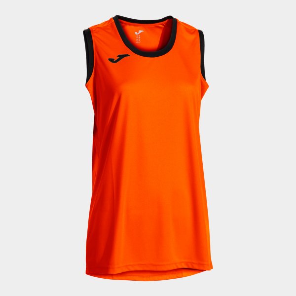 JOMA CANCHA SLEEVELESS SHIRT ORANGE BLACK