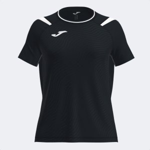 JOMA DINAMO II SHORT SLEEVE T-SHIRT BLACK WHITE