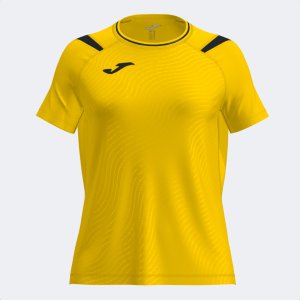 JOMA DINAMO II SHORT SLEEVE T-SHIRT YELLOW BLACK