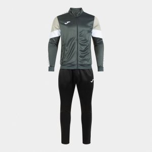 JOMA ICONO STREET TRACKSUIT DARK GRAY BLACK