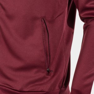 JOMA ICONO STREET TRACKSUIT BURGUNDY BLACK