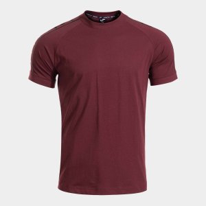 JOMA ICONO STREET SHORT SLEEVE T-SHIRT BURGUNDY