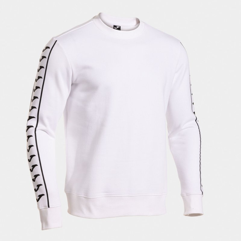 JOMA ICONO STREET SWEATSHIRT WHITE BLACK