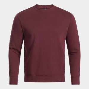 JOMA ICONO STREET SWEATSHIRT BURGUNDY BLACK