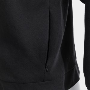 JOMA ICONO STREET ZIP-UP HOODIE BLACK DARK GRAY