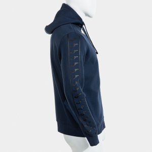 JOMA ICONO STREET ZIP-UP HOODIE NAVY BLUE BLACK