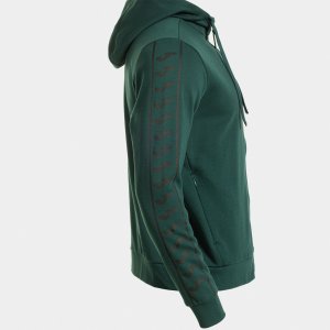 JOMA ICONO STREET ZIP-UP HOODIE GREEN BLACK