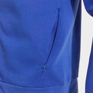 JOMA ICONO STREET ZIP-UP HOODIE ROYAL BLUE BLACK