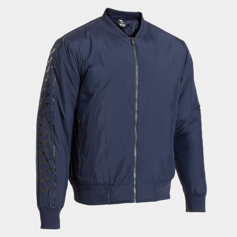 JOMA ICONO STREET BOMBER JACKET NAVY BLUE BLACK