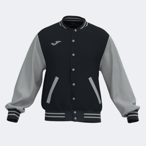 JOMA COMBI FULL ZIP SWEATSHIRT BLACK GRAY