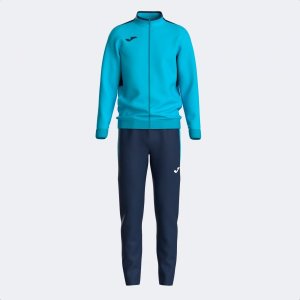 JOMA WINNER IV TRACKSUIT FLUOR TURQUOISE DARK NAVY