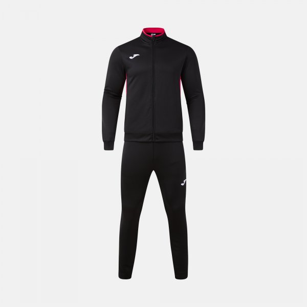 JOMA WINNER IV TRACKSUIT BLACK FUCHSIA