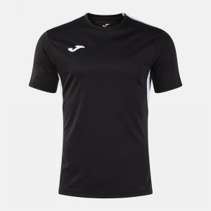 JOMA WINNER IV SHORT SLEEVE T-SHIRT BLACK WHITE