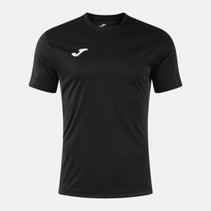 JOMA WINNER IV SHORT SLEEVE T-SHIRT BLACK DARK GRAY