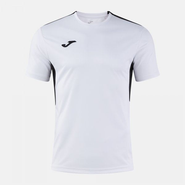 JOMA WINNER IV SHORT SLEEVE T-SHIRT WHITE BLACK