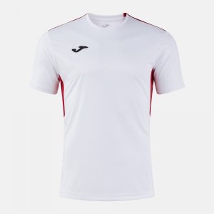 JOMA WINNER IV SHORT SLEEVE T-SHIRT WHITE RED