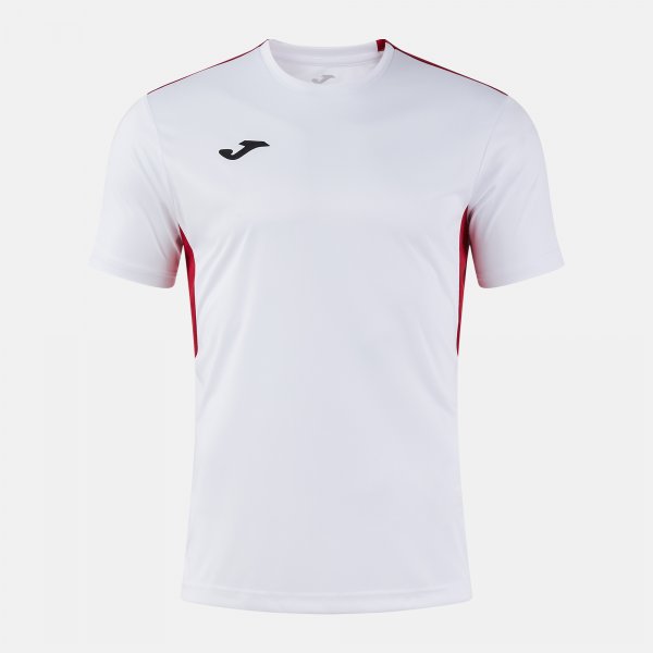JOMA WINNER IV SHORT SLEEVE T-SHIRT WHITE RED