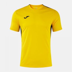 JOMA WINNER IV SHORT SLEEVE T-SHIRT YELLOW BLACK