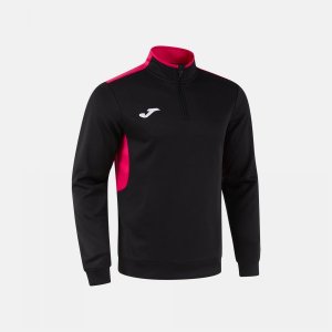 JOMA WINNER IV SWEATSHIRT BLACK FUCHSIA