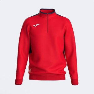 JOMA WINNER IV SWEATSHIRT RED DARK NAVY