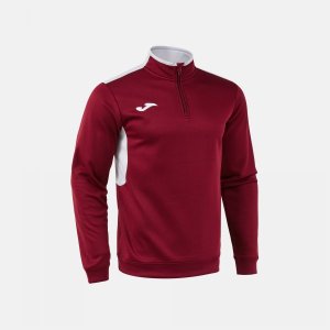 JOMA WINNER IV SWEATSHIRT BURGUNDY GRAY
