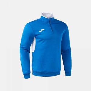 JOMA WINNER IV SWEATSHIRT ROYAL BLUE WHITE