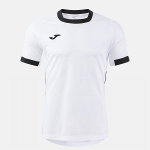 JOMA TOLETUM VII SHORT SLEEVE T-SHIRT WHITE BLACK