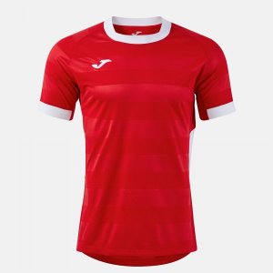 JOMA TOLETUM VII SHORT SLEEVE T-SHIRT RED WHITE