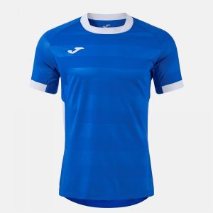 JOMA TOLETUM VII SHORT SLEEVE T-SHIRT ROYAL BLUE WHITE