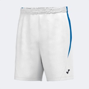 JOMA TOKIO II SHORT WHITE ROYAL BLUE