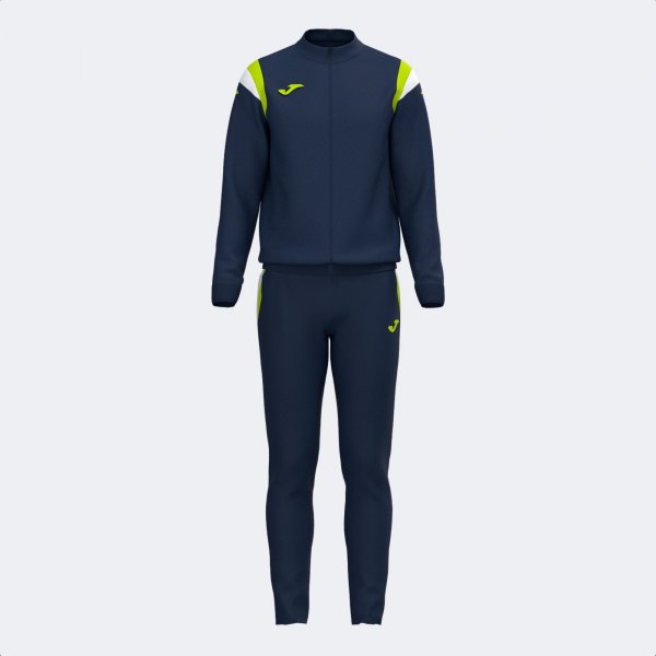 JOMA TERRA TRACKSUIT DARK NAVY LIME