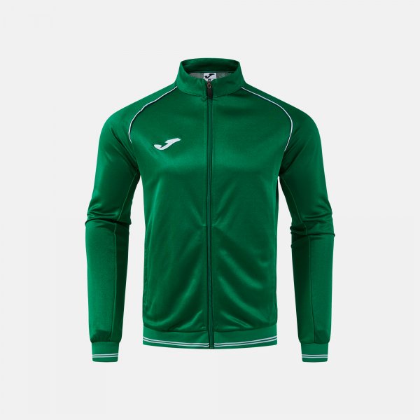 JOMA VINTAGE ECO RETRO FULL ZIP SWEATSHIRT GREEN GRAY